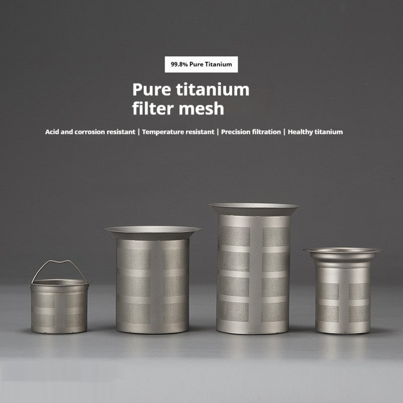 Pure Titanium Tea Strainer Holder
