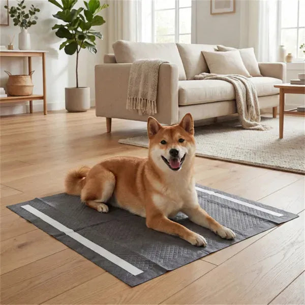 150 Pack Charcoal Dog Pee Pads 24"x24", 6-Layer Ultra Absorbent Pet Training Pads With Odor Control