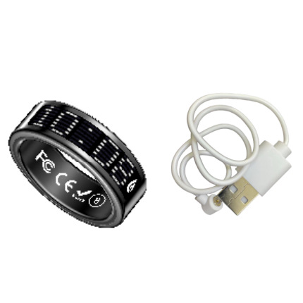 Smart Ring With Display For Counting, Heart Rate, Blood Oxygen, Pressure, Sleep, And Exercise Monitoring, Smart Bracelet For The Middle East