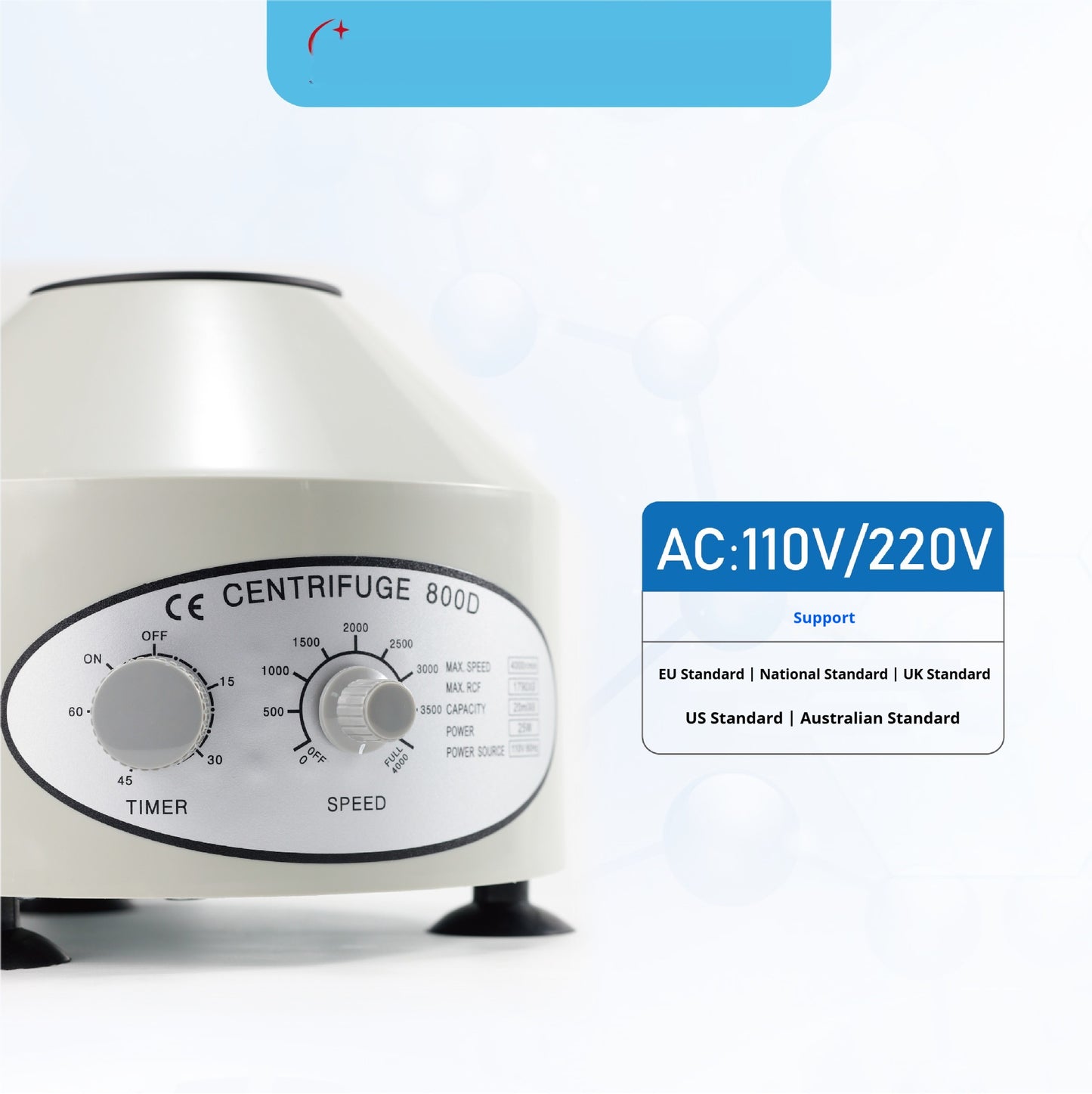 800D Laboratory Separation Equipment Centrifuge