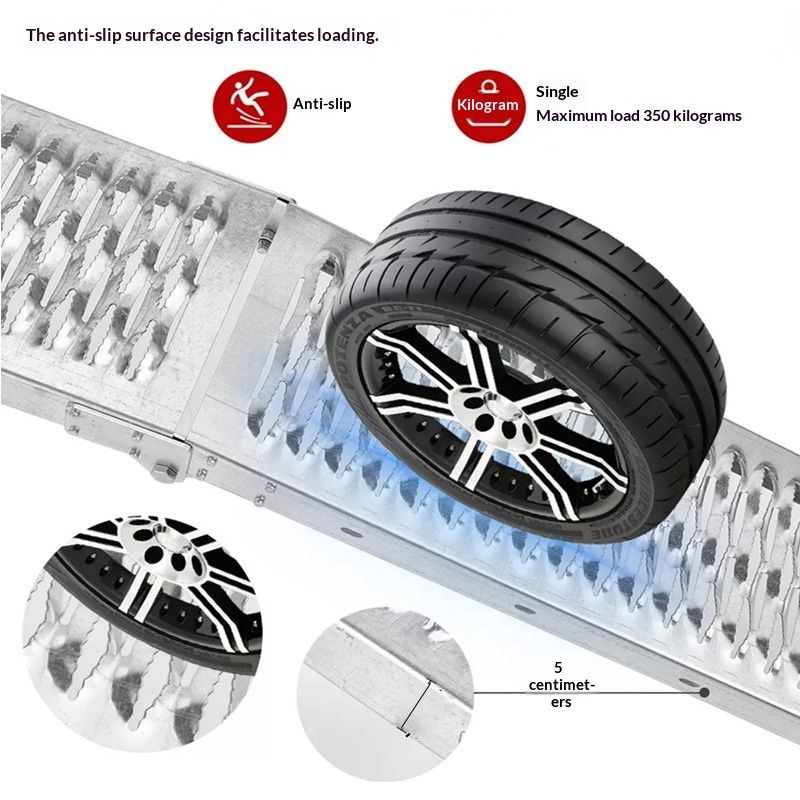 Thickened Unloading Trailer Rack Step Ramp