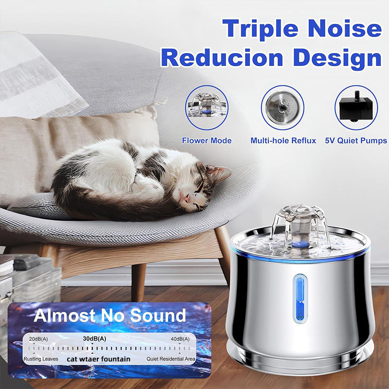 Smart Silent Automatic Pet Water Fountain