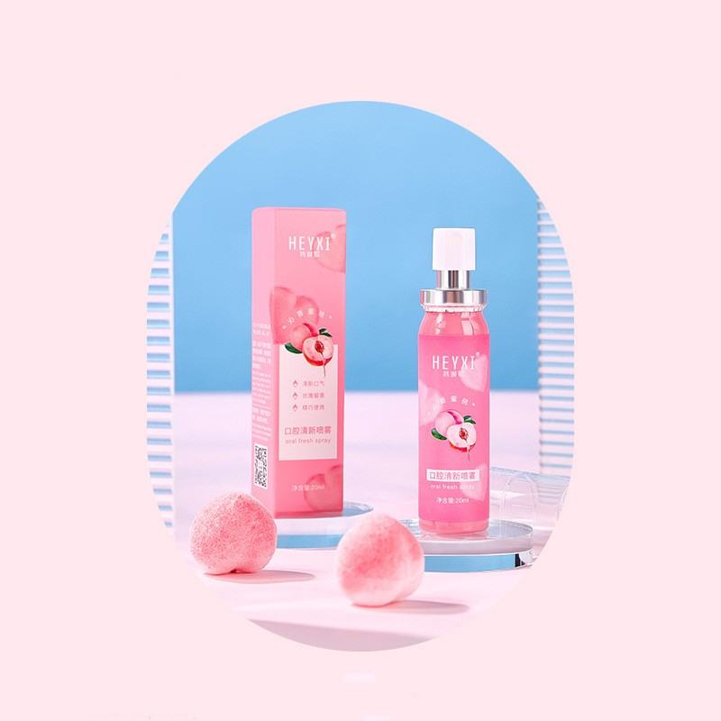 Peach Breath Spray Portable Care