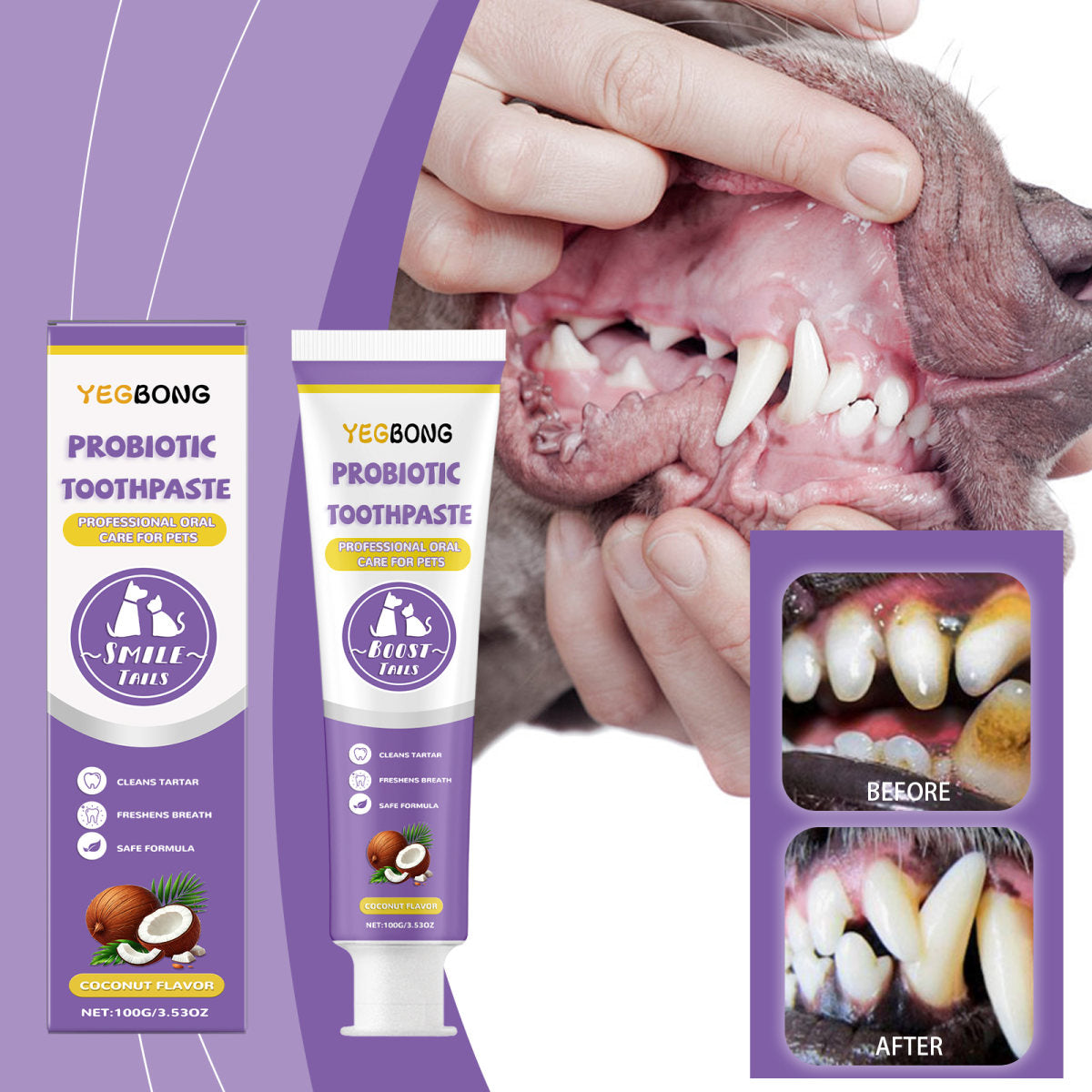 Pet Probiotic Toothpaste 1 0 0g-box