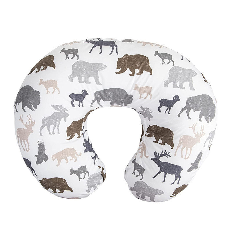 U-shaped Breast Feeding Pillow Case Multifunctional Detachable Printing