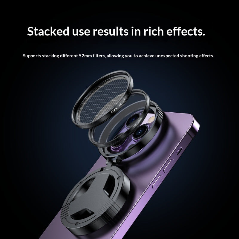 Mobile Phone Polarizing CPL Magnetic Filter Eliminates Reflections