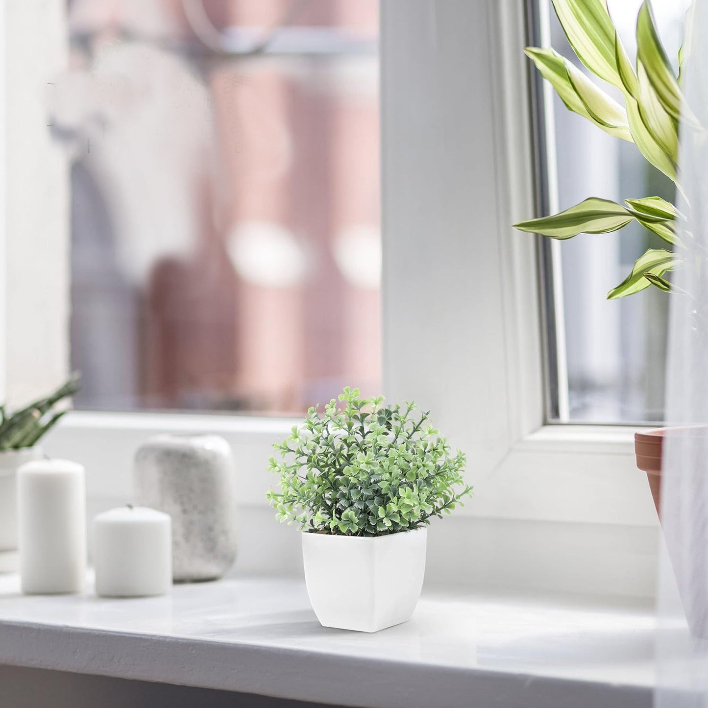 Small Potted Plants For Home Artificial Greenery Office Desktop Decoration