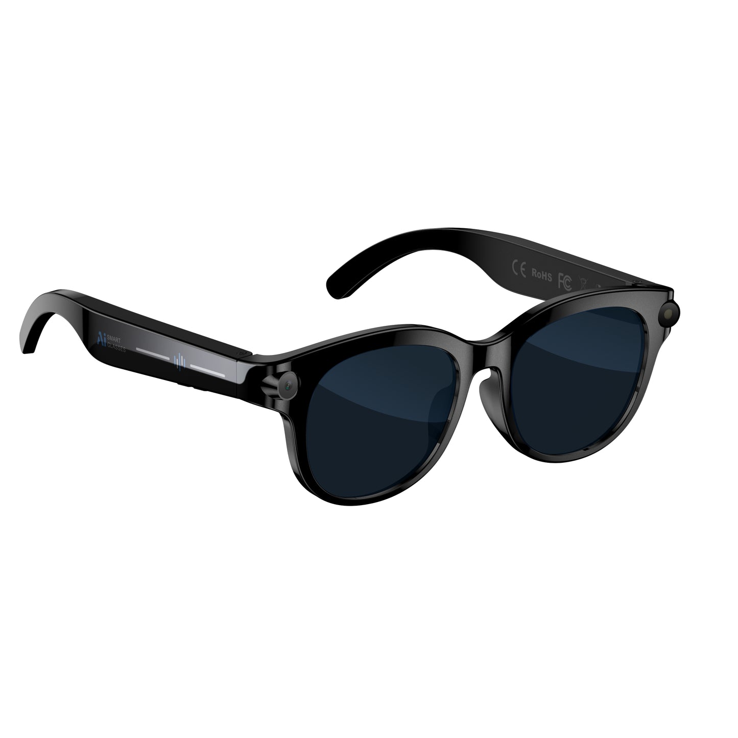 2MP AI Smart Glasses With Camera  Bluetooth Sunglasses For Music Calling Translation M89