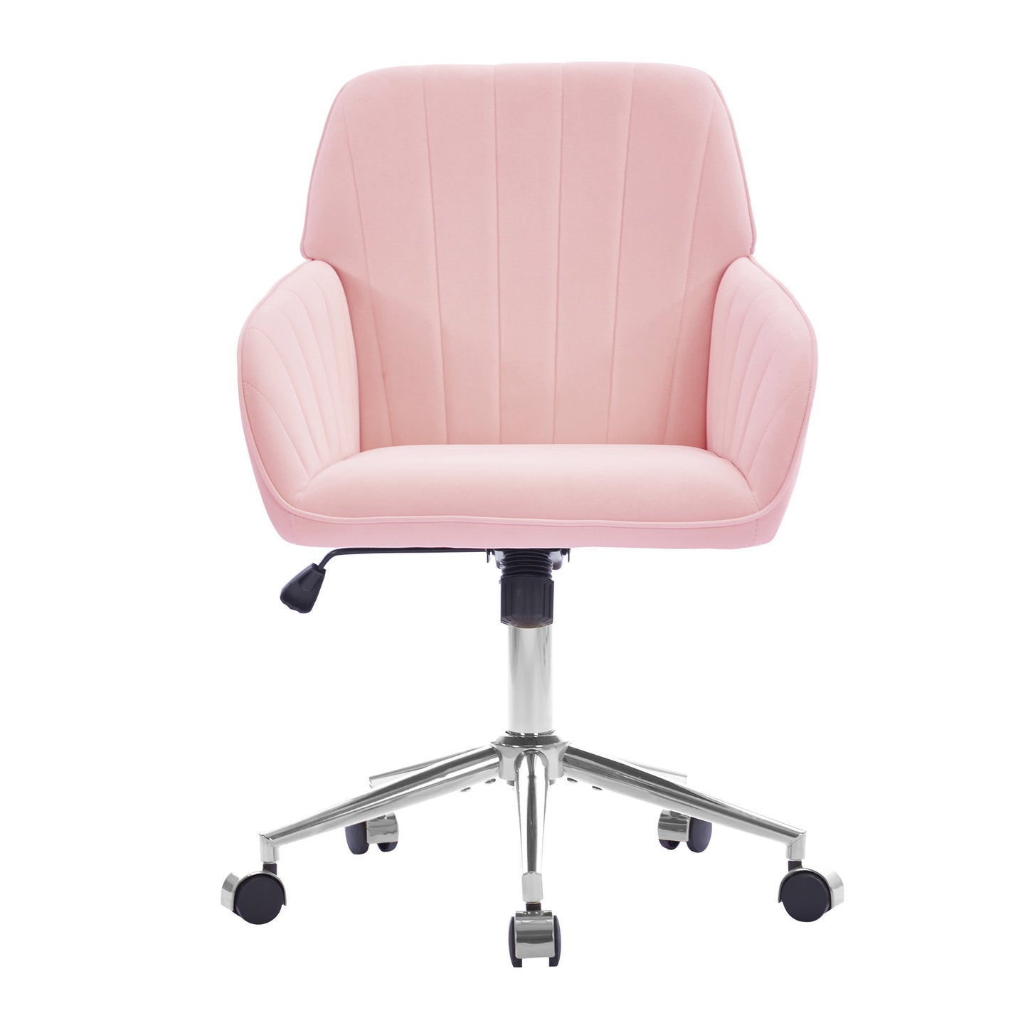 Height-adjustable Office Swivel Chair For Home And Bedroom, Ergonomic Swivel Chair With Backrest, Suitable For Long Periods Of Sitting.