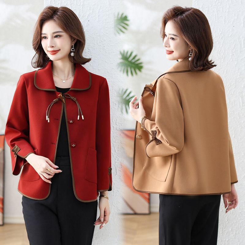 New Chinese-style Traditional Top Dragon Year Red Fashionable