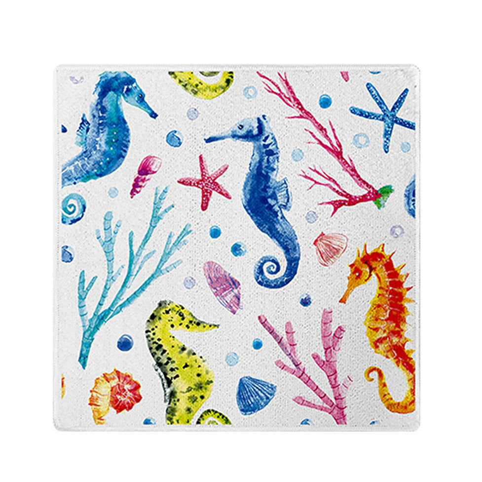 Printed Microfiber Kitchen Cleaning Cloth Small Square Towel