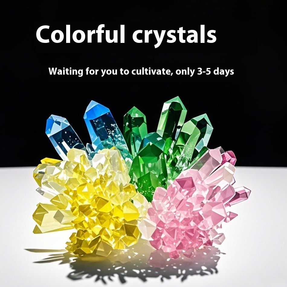 Children's Growing Crystal Scientific Experiment Educational Handmade Toys