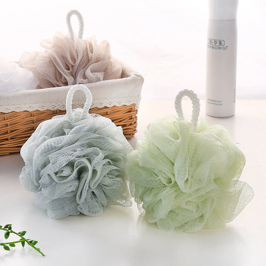 Simple, Solid-color Portable Bath Sponge