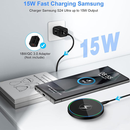 Fast-charging Portable Mini Wireless Phone Charger
