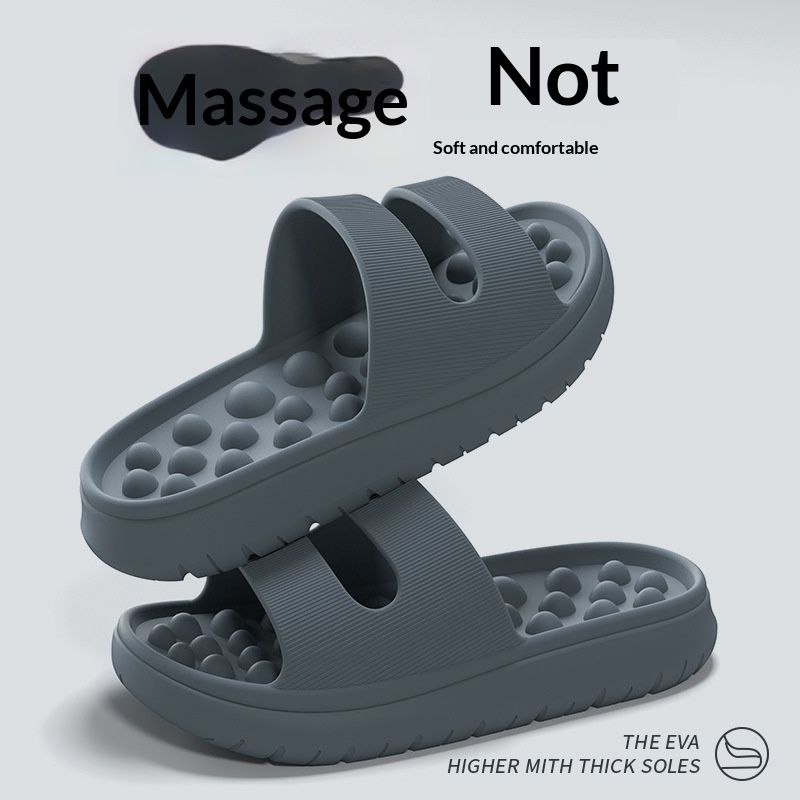 Women's Thick-Soled, Cushy Massage Slippers
