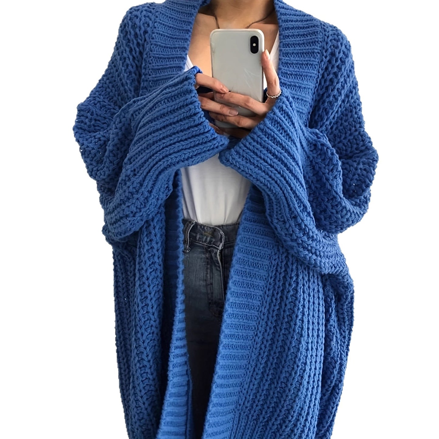 Retro Korean Lazy Coat Loose Mid-length