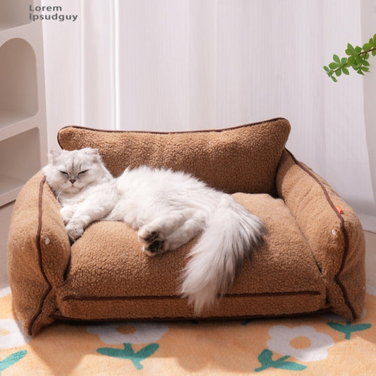 Dog House With Winter Warmth Removable And Washable Cat Bed Dog Sleeping Mat Pet Supplies Universal Pet Sofa