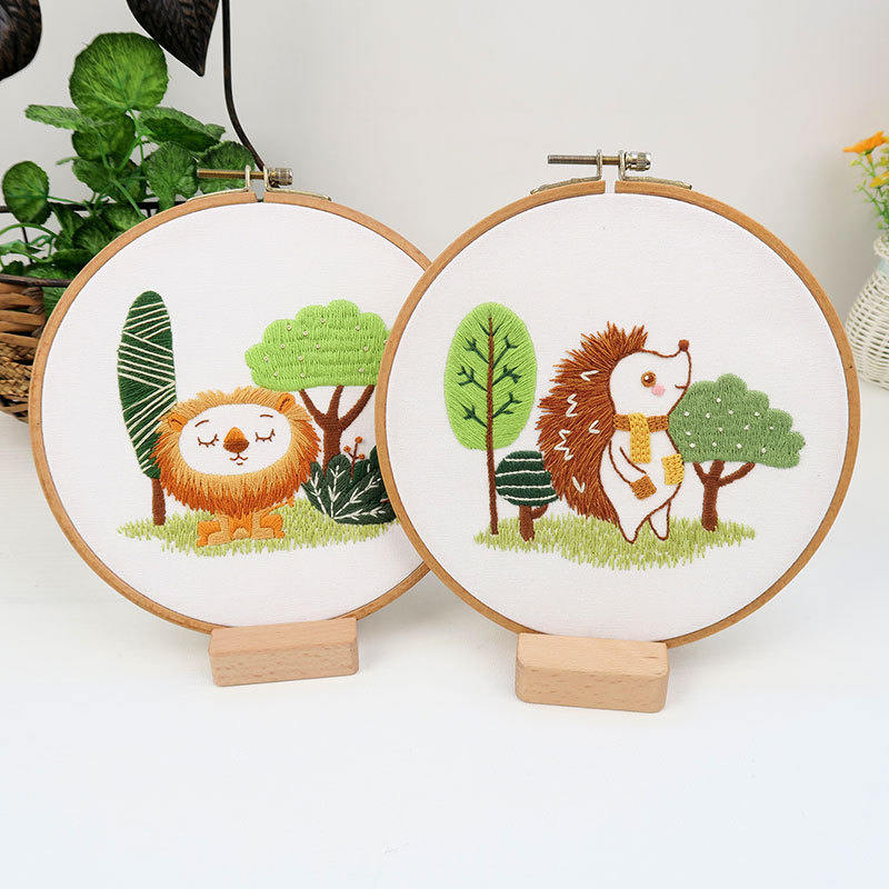 Cartoon Cute Pet Embroidery Material Package