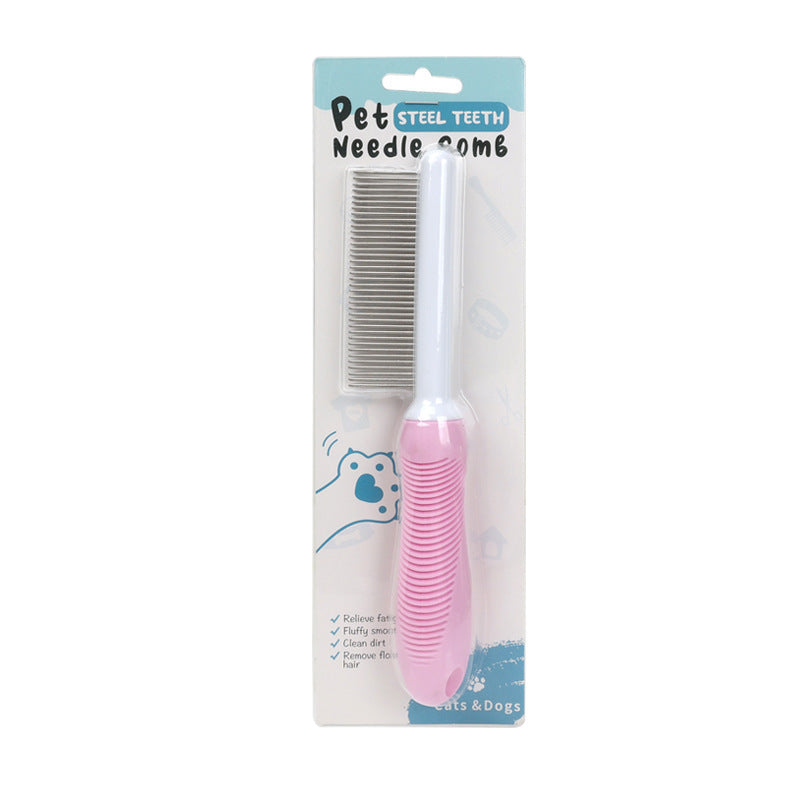 Cat Deshedding And Detangling Comb Dog Grooming And Cleaning Tool