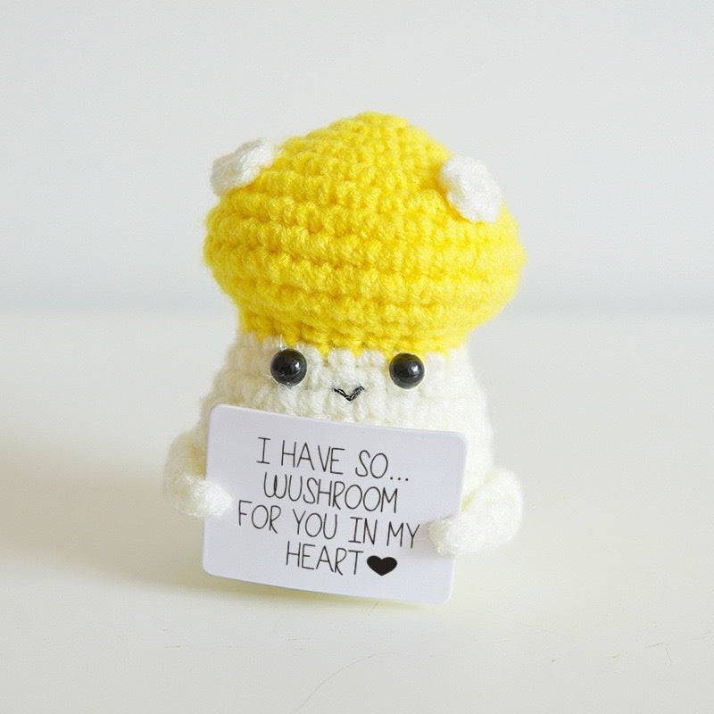 Cute, Positive-energy Emotional Cucumber Kimchi Dollhand-knitted, Creative Gift