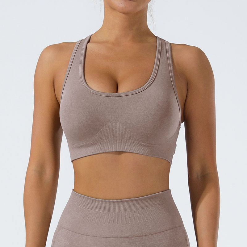 Super Soft Feel Beauty Back Exercise Bra Underwear Wear Shockproof Running Fitness