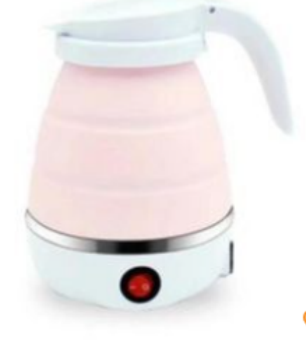 Portable Outdoor Folding Electric Kettle White