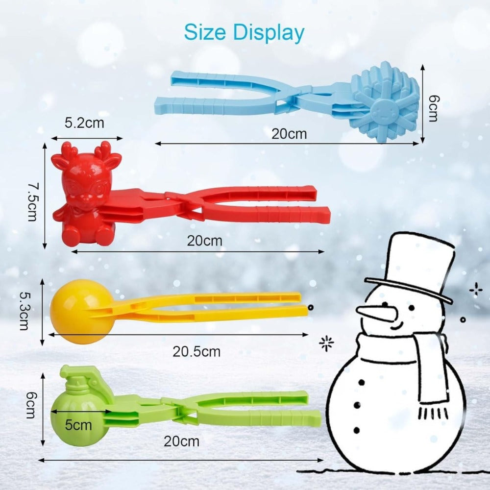 Multi-Piece Party Gift Sets, 12-Piece Snowball Maker—Perfect For Winter Fun, Easy To Use, And Great For Garden Decor—Ideal For Year-Round Activities