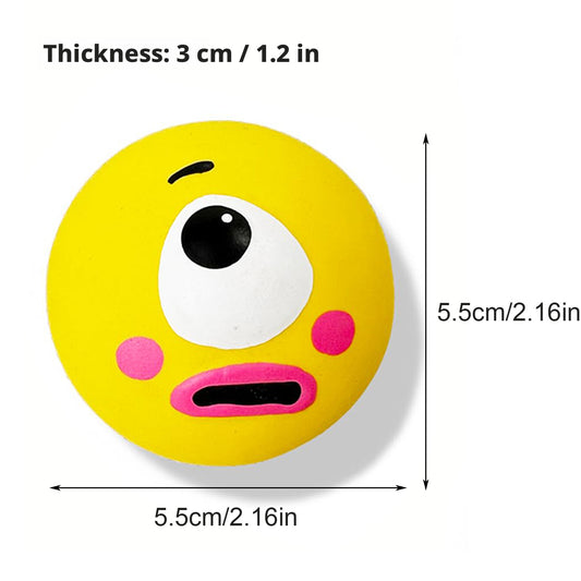 Pet toy ball-yellow-1 piece
