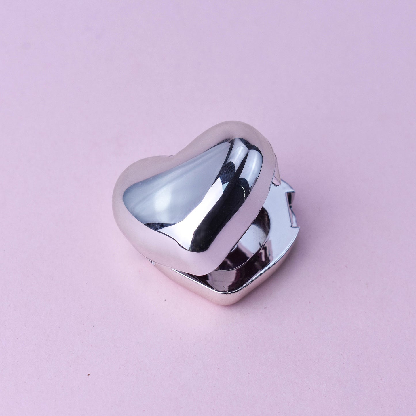 Makeup Blue White Heart Shape Key Chain New