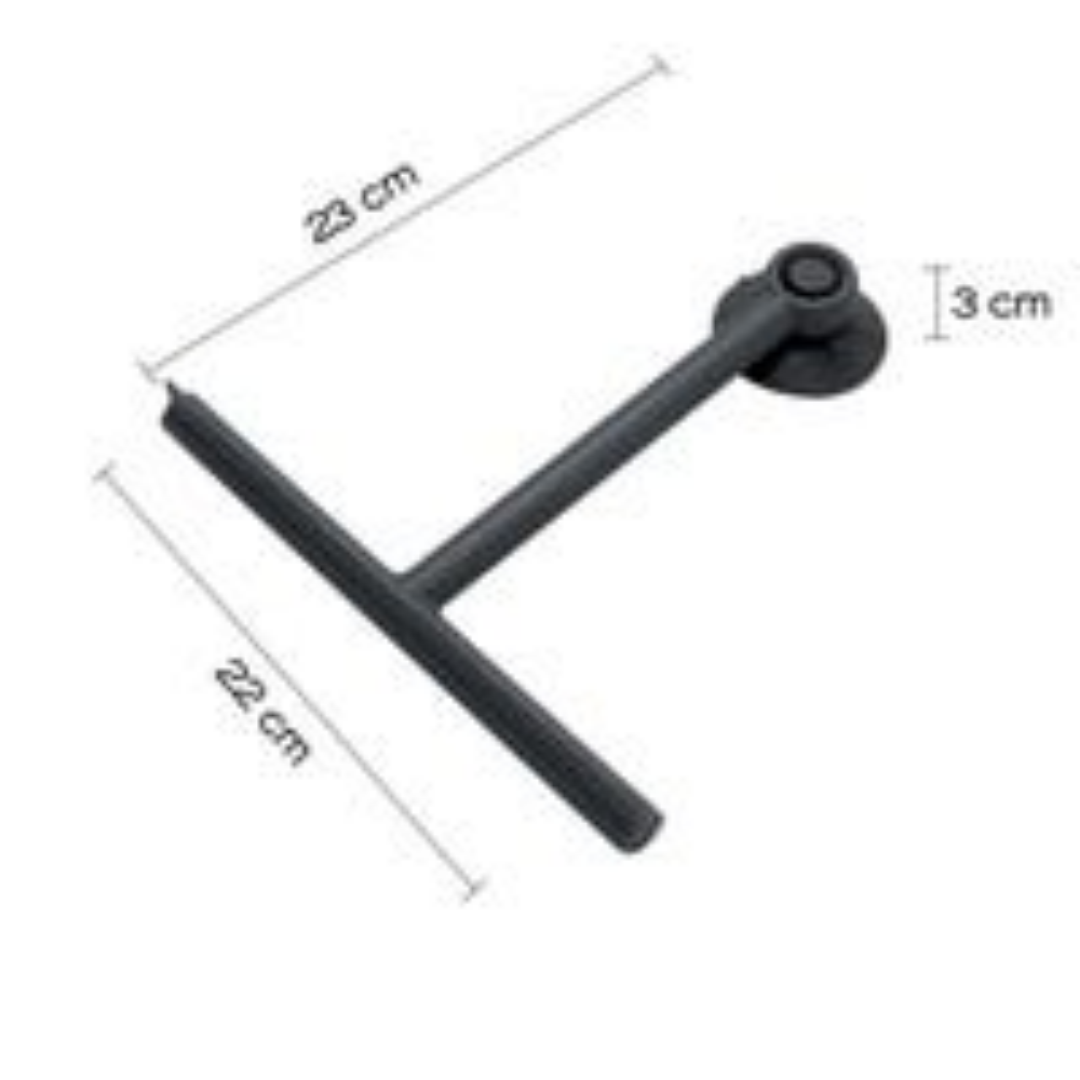 Sapho Bathroom Accessories Gedy - Shower Squeegee Gummy, Matte Black 264114
