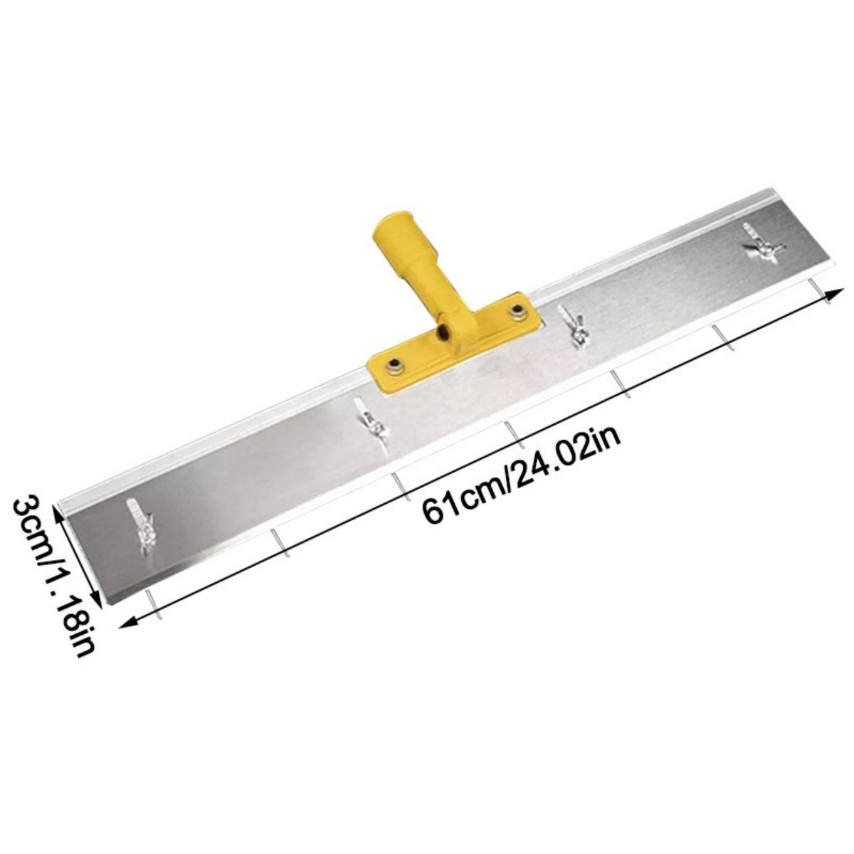 Adjustable Pin Leveller For Levelling Compound Screed Rake 61cm Flooring Tools