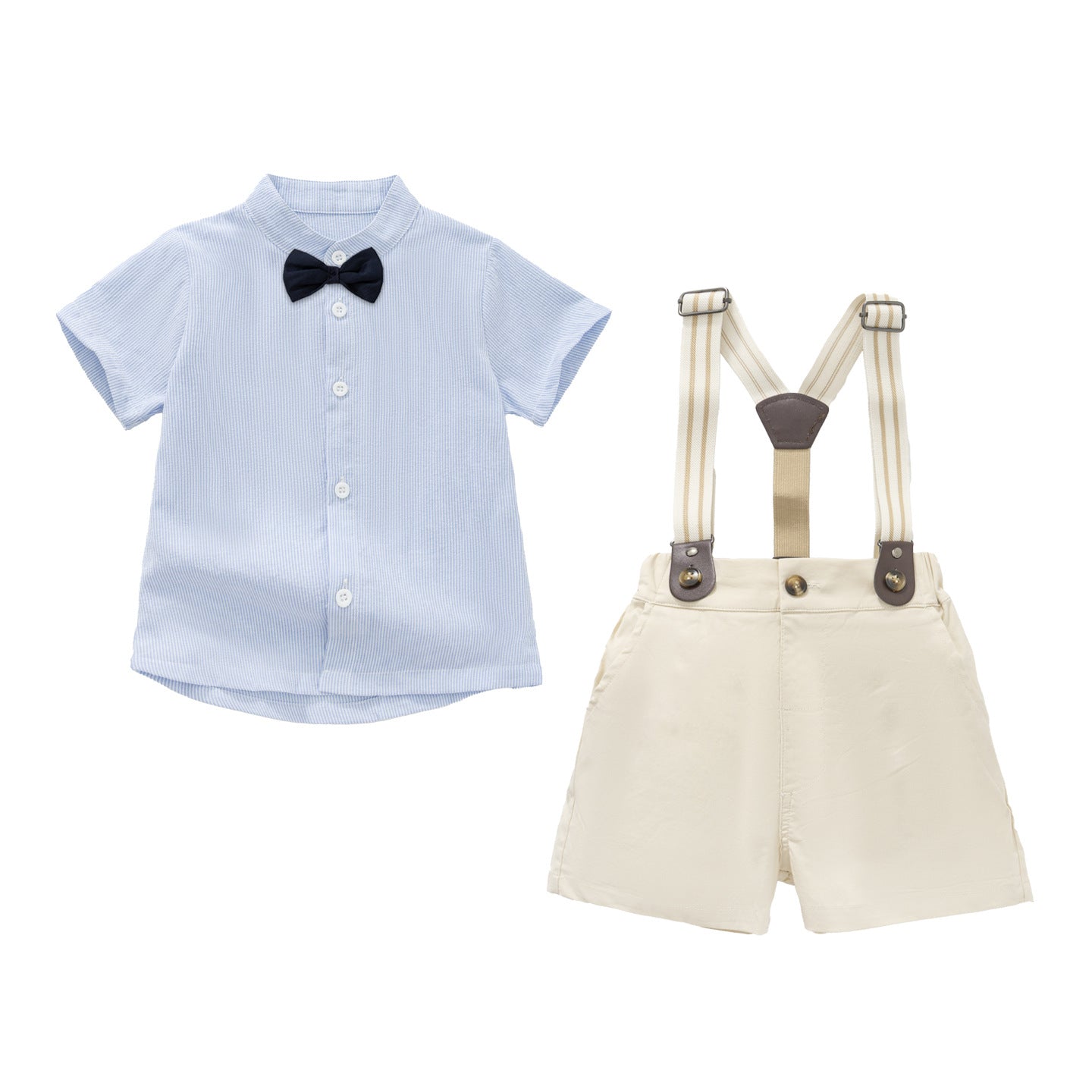 Korean-style Suspender Pants Set For Boys