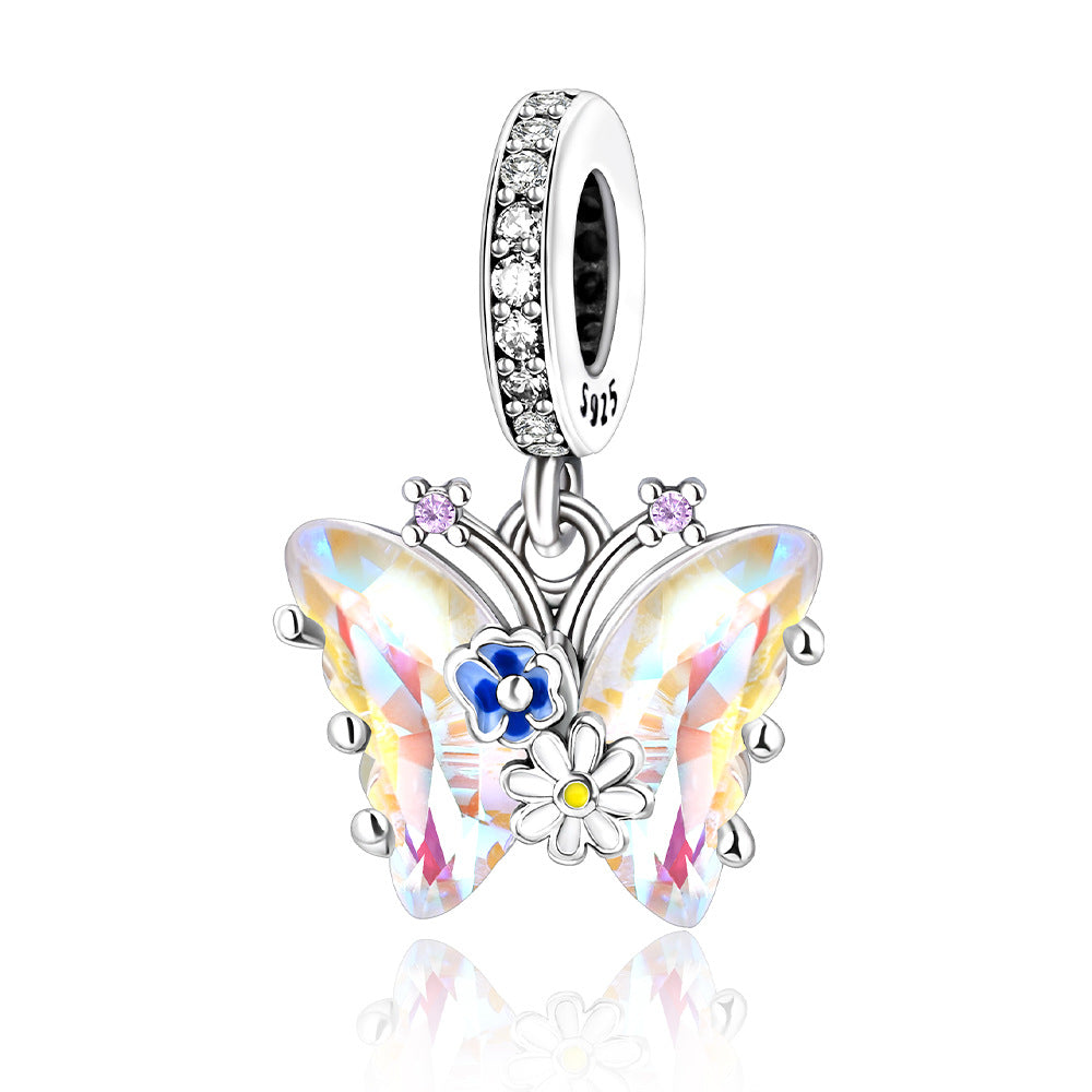 European And American Silver-plated DIY Jewelry Bracelet Accessories Pendants