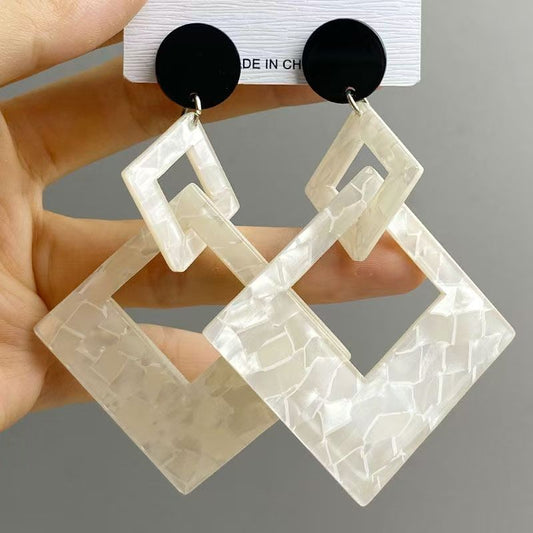 Long Cold Style Dangle Earrings, Korean & European Fashion Jewelry