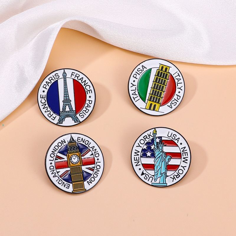 Clothing Accessories Landscape Brooch