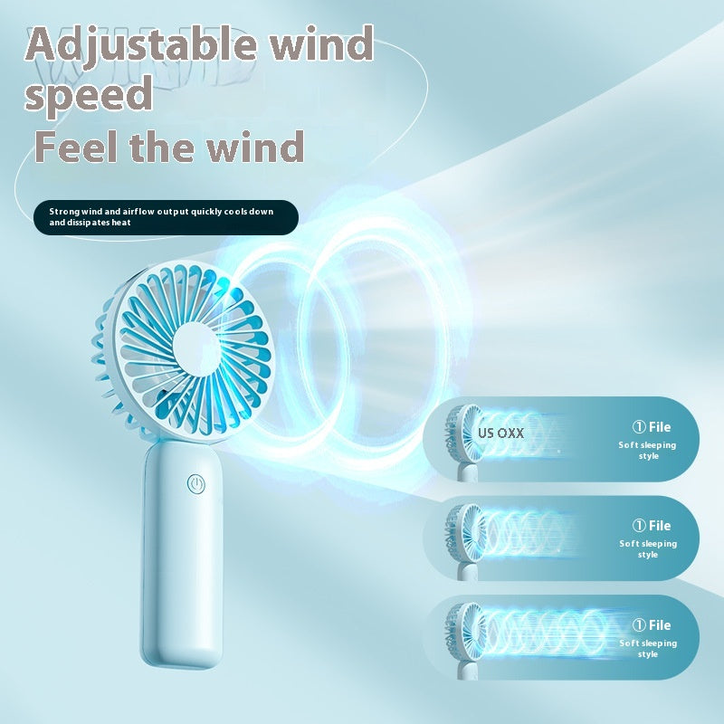 USB Charging Portable New Handheld Desktop Small Fan