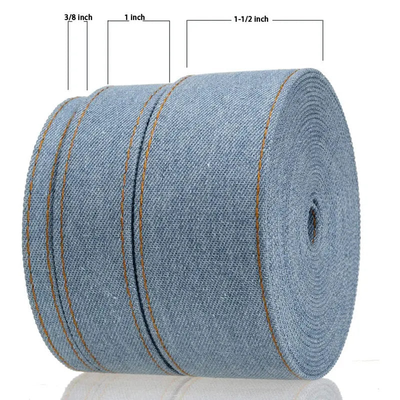 Denim Ribbon Hair Accessories Bowknot Making Clothing Ingredients