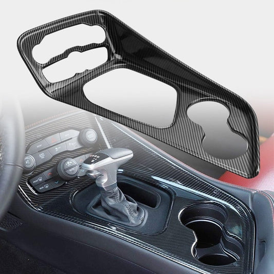 Interior Accessories Carbon-fiber Gear Shift Steering Wheel And Navigation Frame Trim