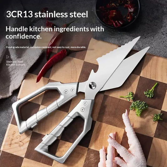 Thickened Large-Head Household Kitchen Bone Scissors