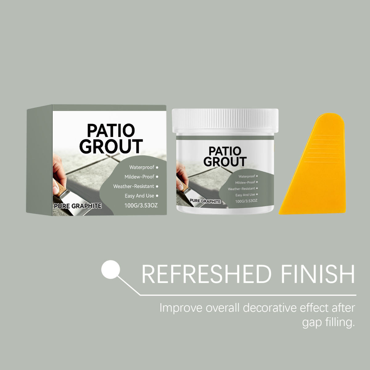 Dark Gray Tile Grout For Bathroom, Kitchen, And Floor Tile Gap Repair, Waterproof, Mildew-proof, And Aesthetically Pleasing Grout Filling.