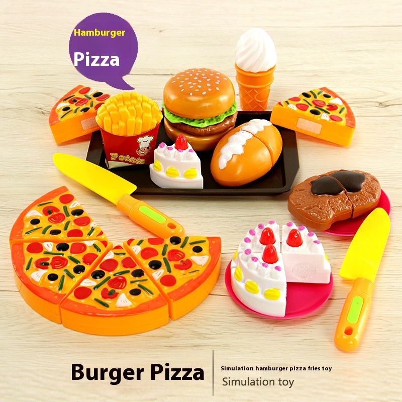 Children's French Fries Hamburger Set Play House Toys