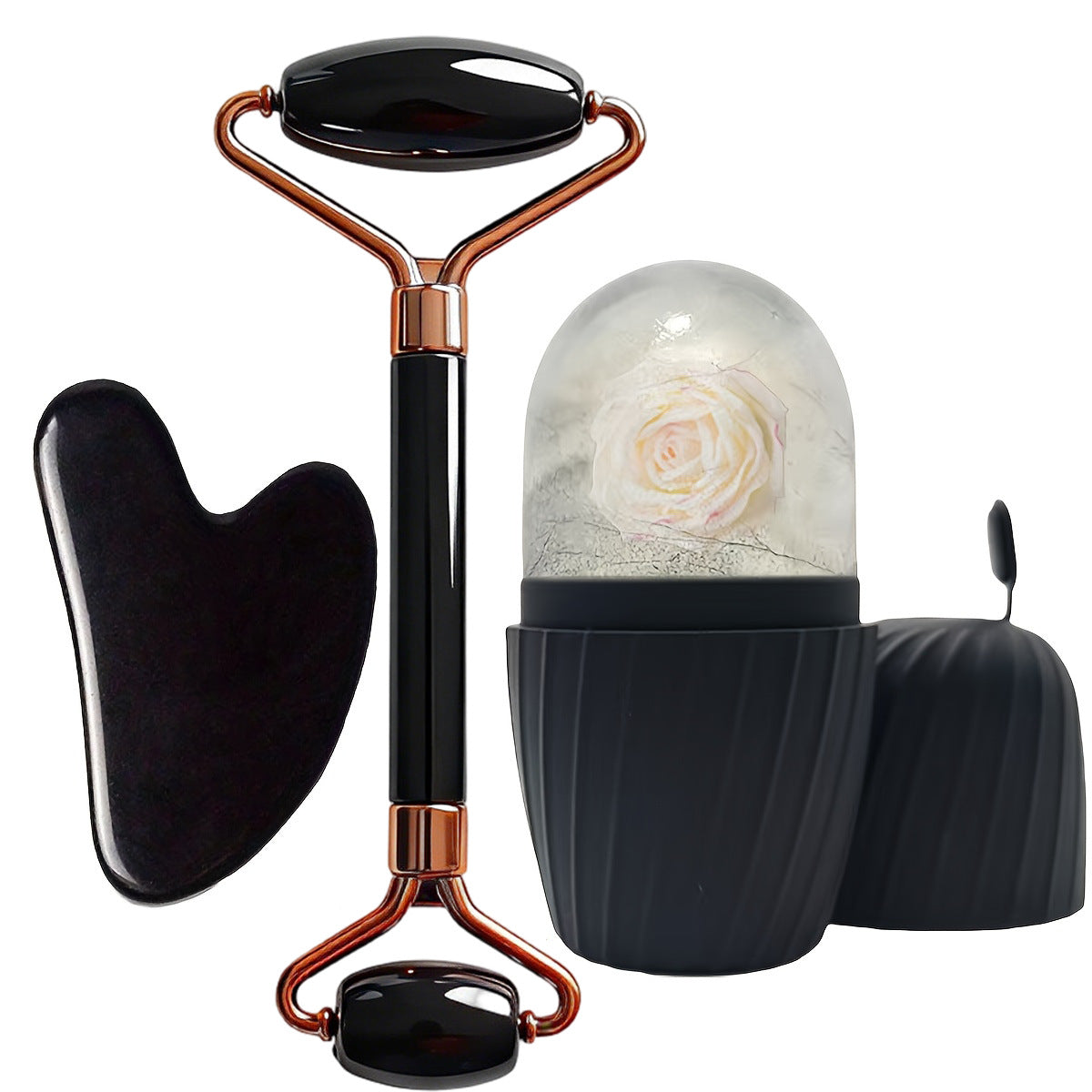 Dual-head Massage Roller Facial Massage Tool Set