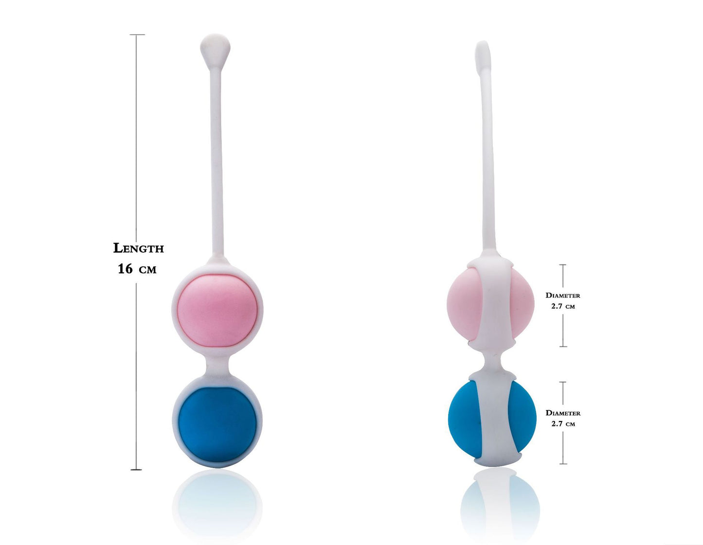 Female Dumbbell Ball Pelvic Floor Muscle Rehabilitation Device For Intimate Area Exercise Tightening Vagina Massage Gear Set Of 4 Silicone Balls