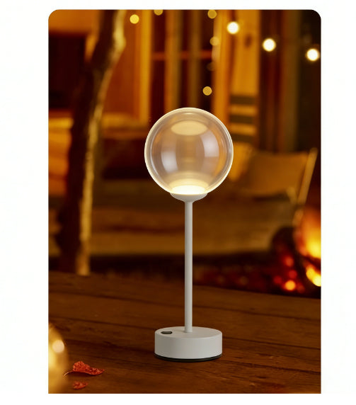 Charging Touch Control Bud Shape Table Lamp Bedside Lamp Study Office Desk Decor