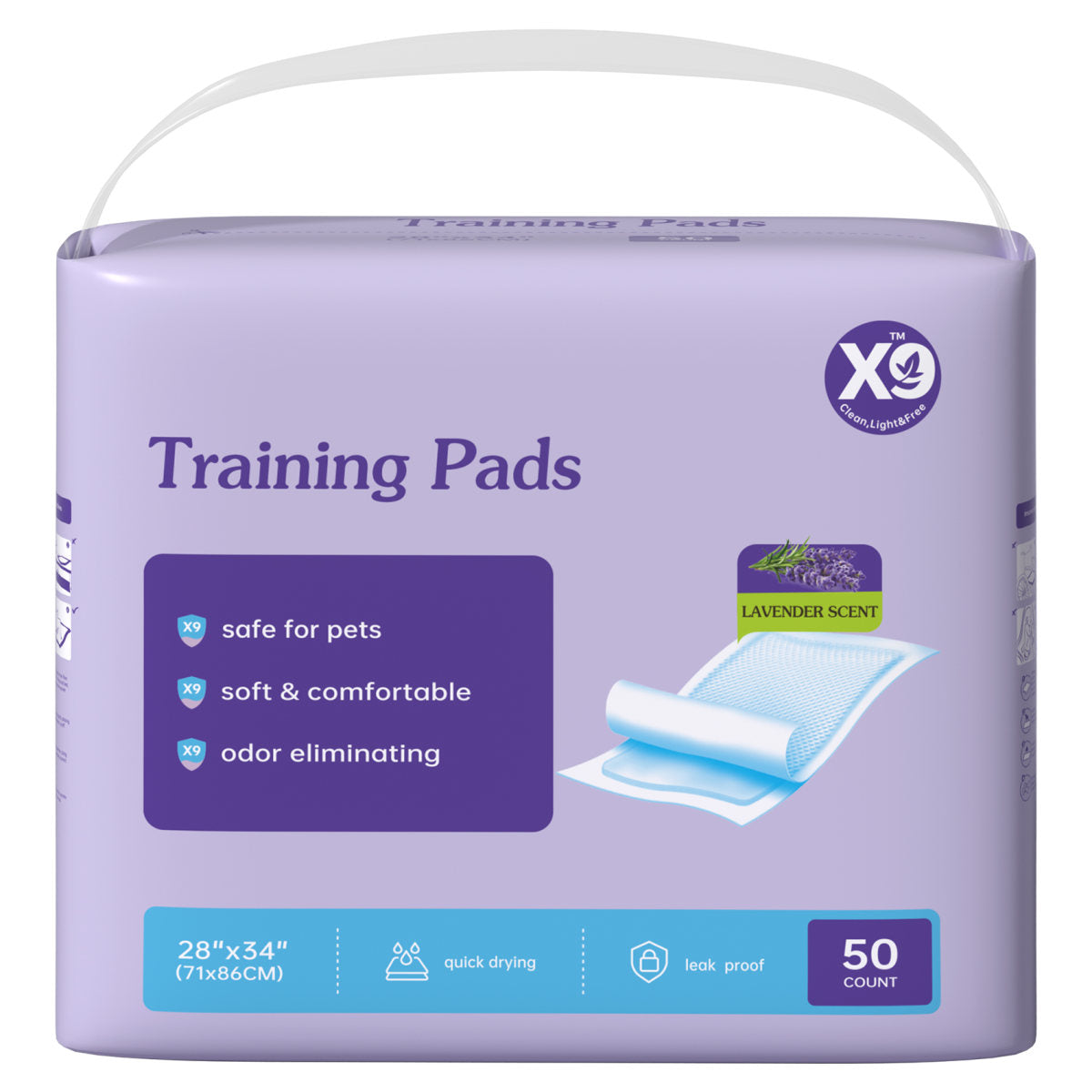 Lavender Scented Disposable Pet Training Pads