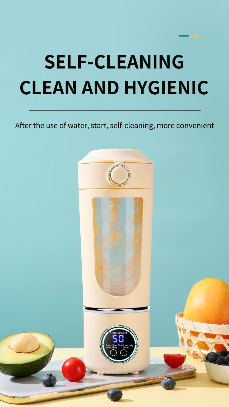 New Cross-border 12-knife Portable Juicer And Ice Crusher For Home Use, Large-capacity Self-cleaning Fitness Direct Drinking Juicer