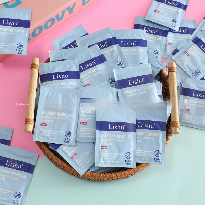 Makeup Remover Single Piece Package 1 Bag 20 Pieces