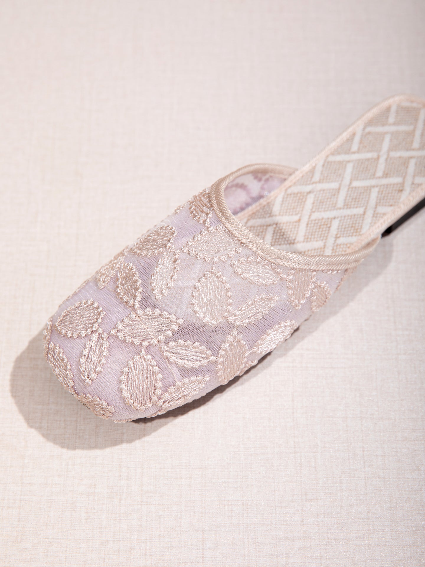 2026 New Women S Closed-Toe Mesh Mule Shoes - Summer Linen Woven Breathable Cloth Flats, Slip-On Lazy Shoes For Outdoor Wear