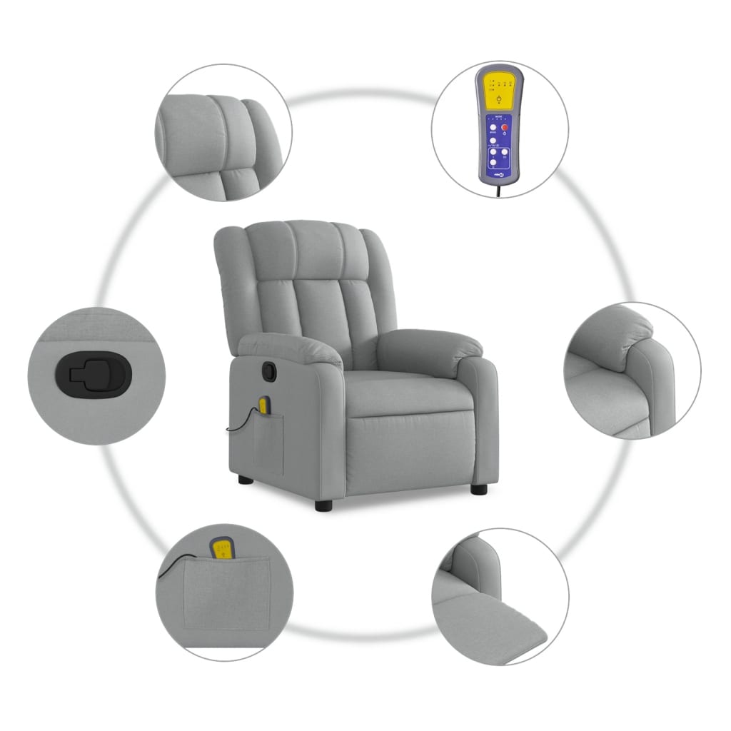 massage relaxation chair, light gray   massage relaxation chair, ,