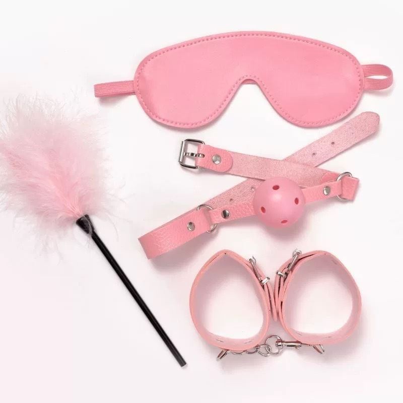 Set Of Equipment And Supplies Mouth Ball Feather Stick